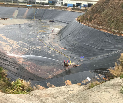 零陵废水池清理